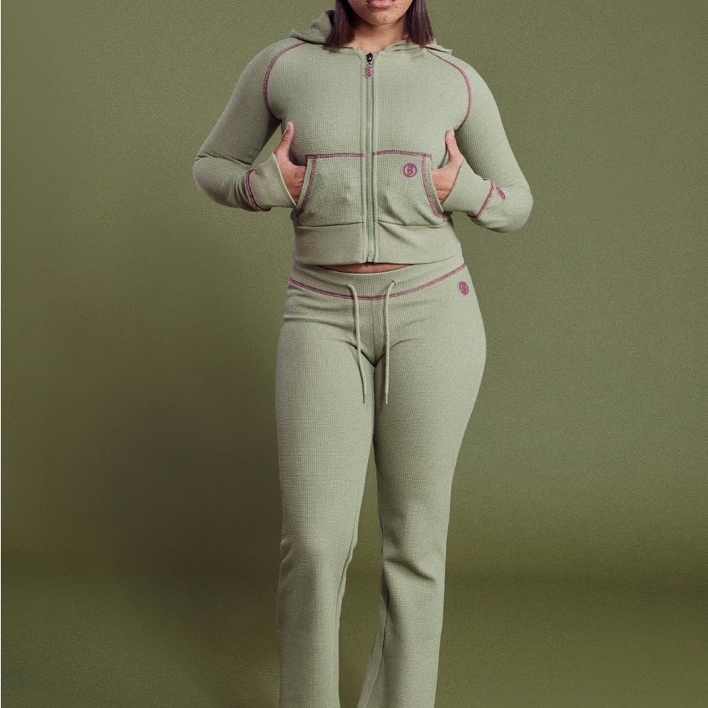 BODY BY RAVEN TRACY Waffle Knit Set